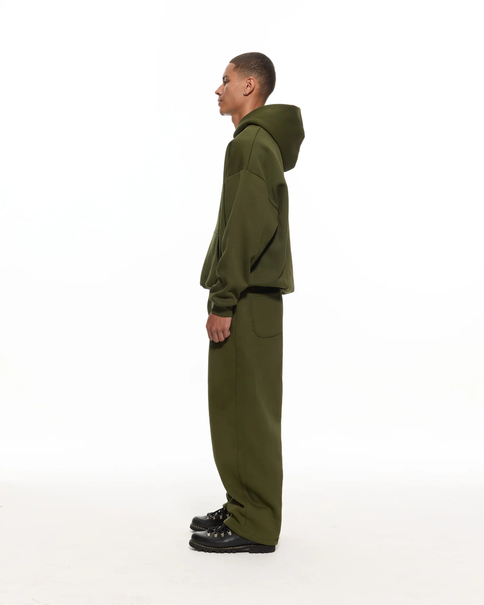 COZY STRAIGHT LEG SWEATS - MILITANT - Image 4